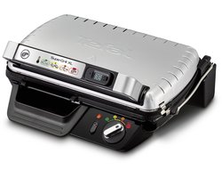 Tefal Supergrill XL GC461B12 Contactgrill - Barbecuestand - 4 Temperatuurstanden - Vet opvangbak - Uitneembare Anti-aanbakplaten - 2000W - Voor Grillen en Tosti's