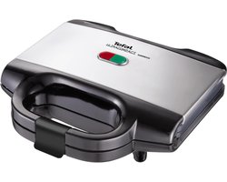 Tefal Ultracompact SM1552 - Tosti-apparaat - Compact Design - Anti-aanbaklaag - Veilig in gebruik - 700W - RVS