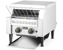 Toaster – Broodrooster – Tosti-grill – Grillapparaat – Horeca broodrooster – 2240W Vermogen – RVS Compact Design