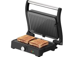 Tomado XXL Tosti apparaat - Instelbare temperatuur - Contactgrill - PFAS vrij - Grill apparaat - Tosti ijzer - 1500W - TGC3001S