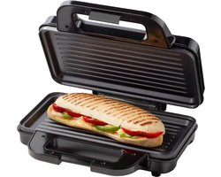 Tomado TGP2002B XXL Tosti Apparaat - Grill IJzer - Panini - PFAS vrij - 1000 watt - Zwart
