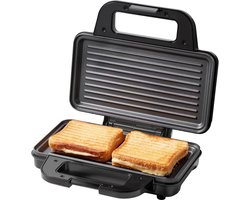 Tomado TGP2002S Tosti Apparaat voor 2 Tosti's - Grill IJzer - Panini - PFAS vrij - 1000 watt - RVS