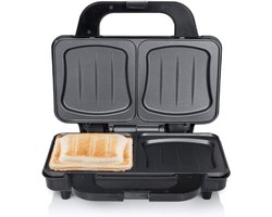 Tosti-Ijzer - Anti-Aanbaklaag - Cool-Touch Handgreep - Veilig en Gebruiksvriendelijk