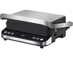 Tresaro - Elektrische Contactgrill - Multifunctioneel Grill - 2000W - Paninigrill en Tostijzer - 6in1 - Uitneembare en vaatwasbestendige platen - Contactgrills