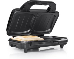Tristar SA-3060 - Tosti apparaat 900W - Voor 2 tosti's met schelpvorm - Anti aanbaklaag