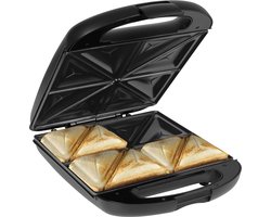 Tristar Tosti apparaat - SA-3069 - 1500W - Voor 4 tosti's - PFAS-Vrij - Anti aanbaklaag