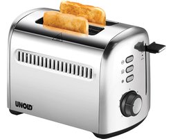 Unold 2er Retro Broodrooster Controlelampje RVS