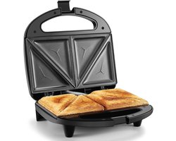 VH Supplies® Contactgrill - Tosti Apparaat - Panini Grill - 21D x 22B x 8H - 750W