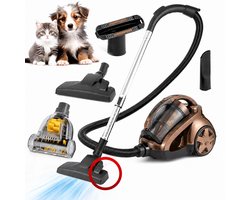AG3100 Stofzuiger Zonder Zak - Stofzuigers - Vacuum Cleaner Zakloos - 8.5 Meter - 900W - Sterke Zuigkracht - HEPA Filter - Compact, Licht & Krachtig - Gemakkelijk Schoon Te Maken - Rose Bronze Edition