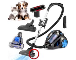 AG3100 Stofzuiger Zonder Zak - Stofzuigers - Vacuum Cleaner Zakloos - Geschikt Voor Dierenharen -900W - Sterke Zuigkracht - Blauw