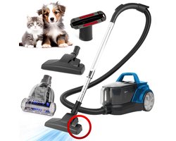 AG3200 Stofzuiger Zonder Zak - Stofzuigers - Vacuum Cleaner Zakloos - Geschikt Voor Dierenharen -900W - Sterke Zuigkracht - Blauw