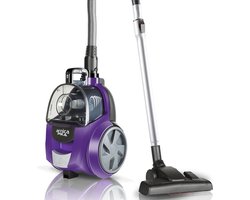 Arnica - Pika Stofzuiger - 750W Cilinderstofzuiger - Zonder Zak - Droog Stofzak 2,5 liter - Paars - HEPA 13 - Turbo Nozzle