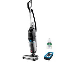 BISSELL CrossWave HF2 Select Steelstofzuiger met Dweilfunctie - Vloerreiniger met Snoer - Lichtgewicht Vacuum Cleaner - Reinigingsmachine voor Harde Vloeren - 2 in 1 Stofzuiger & Dweil - Extra Krachtige Motor 46aW - 3847N
