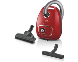 Bosch BGD38RD1H Serie 4 - Stofzuiger met zak - Rood