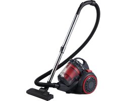 Cheffinger Stofzuiger Zonder Zak - 3 Liter Stofzuigers - HEPA Filtering - Sterke Zuigkracht - Vacuum Cleaner - Compact en Licht - Gemakkelijk Schoon Te Maken - Rood