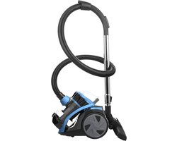 Emerio Stofzuiger met Zak - 2 Liter - HEPA Filter - Snoerlengte 4,5m - High performance borstel - 700W - VCE-108278.10 - Vacuum Cleaner Zwart / Blauw