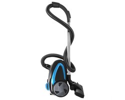 Emerio Stofzuiger met Zak - 2,5 Liter - HEPA10 Filter - Snoerlengte 5m - 800W - VE-112682.8 - Vacuum Cleaner Zwart / Blauw