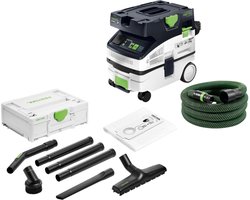 Festool CTL MINI I CLEANTEC mobiele stofafzuiger 1200 watt 10 l stofklasse L ( 578311 ) + 7-delige standaard reinigingsset ( 577257 )