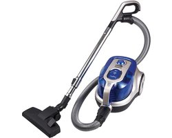 Heinner Sapphire Zakloze Stofzuiger – 750 W – 2,2 L Stofcapaciteit – Cycloonfilter – Dubbele HEPA-13 Filter – Blauw/Zilvergrijs