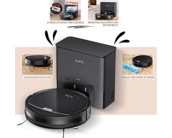ILIFE V9Pro Robotstofzuiger met Zelfledigend Station en 3000Pa Sterke Zuigkracht
