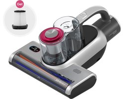 Jimmy BD7 Pro Snoerloze Dual Cup Bed Stofzuiger, Sofa Stofzuiger, 250 Watt 6Kpa, Bed Stofzuiger, Intelligente Stof Sensor UV en Ultrasone Technologie, Negatieve Ion Functie, 30 Minuten Werktijd, LED Display