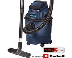 Kaftronic - Made by Einhell - KT-NT 15 Li Kit accu nat-droog stofzuiger inclusief 18 volt/2,5 Ah accu, lader en accessoires