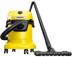 Krachtige Nat- en Droog Stofzuiger 1000W met Laag Geluidsniveau