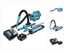 Makita DCL 184 RF1 snoerloze stofzuiger 18 V 54 mbar 0,5 l + 1x oplaadbare accu 3,0 Ah + lader