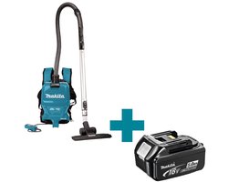 Makita DVC261ZX22 Accu Rugstofzuiger 2x18V Basic Body