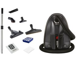 Nilfisk Select Superior – Energiezuinige stofzuiger met zak, 650 W motor, HEPA 13-filter, stille werking en complete accessoireset