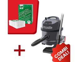 Numatic - Stofzuiger PPR240-11 - Graphite - Inclusief 10x Stofzuigerzak NVM-1CH Hepa