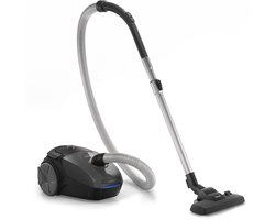 Philips Stofzuiger met Zak PowerGo FC8244/09 - 900W Motor - Lang Snoer - Alle Vloertypen - Multifunctionele Zuigmond - Grijs