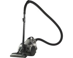 QONOS Q1066885 Power Compact Stofzuiger Zonder Zak – Sterke Zuigkracht – Cyclone Design – HEPA-filter – 2L Stofreservoir – Inclusief Kierenzuiger – Lichtgewicht