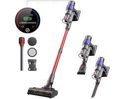 Steelstofzuiger - Stofzuiger - Draadloze - Vacuum Cleaner - 500W - 48000PA Kracht - Met Verwijderbare Accu – Brushless Motor – Voor Auto & Huis – EU Plug