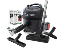 Stofzuiger | Numatic PPR240 | Graphite | Gratis parketzuigmond & 10 stofzakken