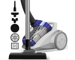 TurboTronic CV04 Stofzuiger - 4 Liter - Grijs/Blauw