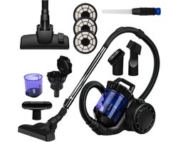 Zeegma Zonder Base - SET 10 in 1 - Extra HEPA 13 Allergiefilter Set - Cycloon Stofzuiger - Sterke Zuigkracht - Groot stofreservoir 2,5L