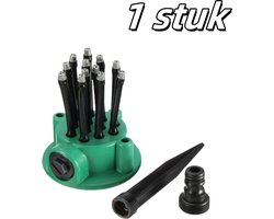 1 stuk - Tuinsproeier - 360 graden verstelbaar - Automatisch - Brede dekking - Groen