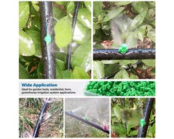 100 Pcs Mini Sprayers - Micro Sprinklers - 180 Degree Micro Water Spray - Irrigation System - Garden Sprinkler Spray Nozzle - Hydroponics Garden Irrigation