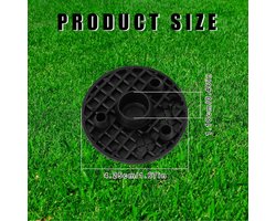 10pcs Rubber Hoofddeksels - Sprinklers - Compatibel met Hunter PGP Rotor - Beschermingshoezen - Irrigatiesystemen - Vervangingsonderdelen voor Sprinklers in Grasvelden en Tuinen (Zwart)