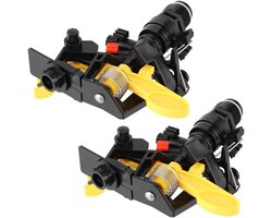 2 stuks Impact Sprinkler Tuin Impulssproeier voor waterberegening, DN15 buitendraad