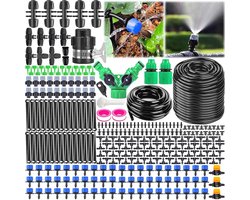387 Stuks Irrigatiesysteem voor Tuin en Planten - Automatische Druppelirrigatie Set - Geschikt voor Tuin, Kas en Bloemen
