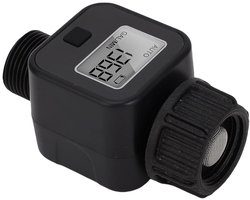 Allecto plus - Waterstroommeter voor Tuinslang - Liter Gallon Teller met Watflowwatermeter - Rv Watertankvulling - Gazonsproeier voor Drukregeling