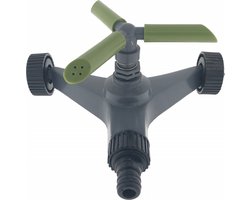 Benson Tuinsproeier - 3 roterende armen - 360 graden - Grijs/Groen - Groot bereik