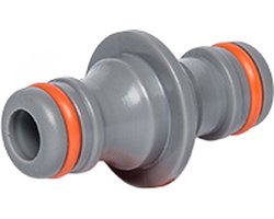 Bradas WHITE LINE 2-Weg Slangkoppeling – Tuinslang Verbinder – Koppeling voor het Verlengen van Tuinslangen