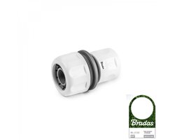 Bradas WHITE LINE Koppeling 19 mm (3/4") – Standaard Tuinslang Koppeling – Slangverbinder voor Irrigatie