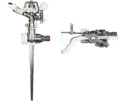 Bradas WHITE LINE Pulserende Sectorsproeier op Metalen Pin – Ø 26,2 m – 539 m²