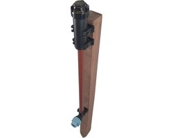 Deltaline Rainbird Border sproeier op hardhouten paal van 1,50 meter lang met 25 mm pe koppeling - complete set plug & play