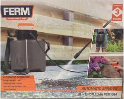 Ferm Sproeier 4V Met 5L Tank