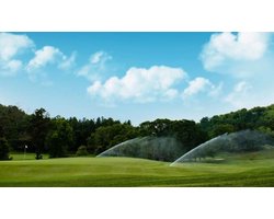 Hunter - G995 - pop-up 7 -5 cm - instelbare sproeier - 1 1 -2" bi.dr. voor Acme swing - instelbare hoek - 40° - 360° - met - kunststof - riser - drukregelaar 5 -5 bar - elektrische afsluiter 24 VAC - incl. 8 nozzles